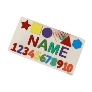 Puzzle Personnalisé en Bois Éducatif – Premier Jouet d&rsquo;Éveil pour Enfant