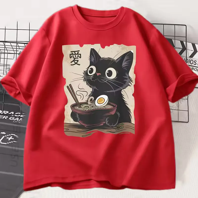 T-shirt japonais Chat Ramen â Image 8